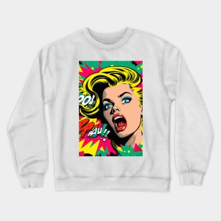 Retro Pop Art Comics Crewneck Sweatshirt